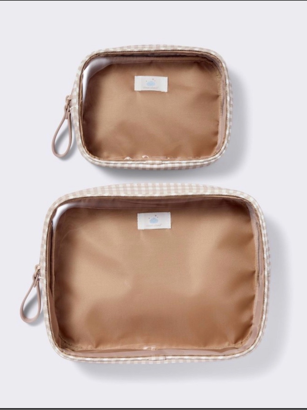 Diaper Bag Packing Pouches 2pc - Tan
Gingham - Cloud Island